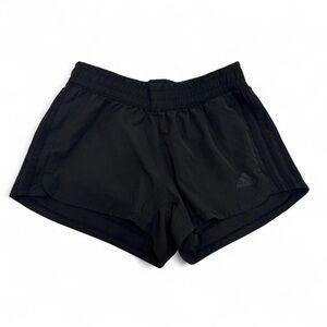 Adidas Aeroready Women’s Black Running Shorts White 3-Stripes Athletic Gym XS